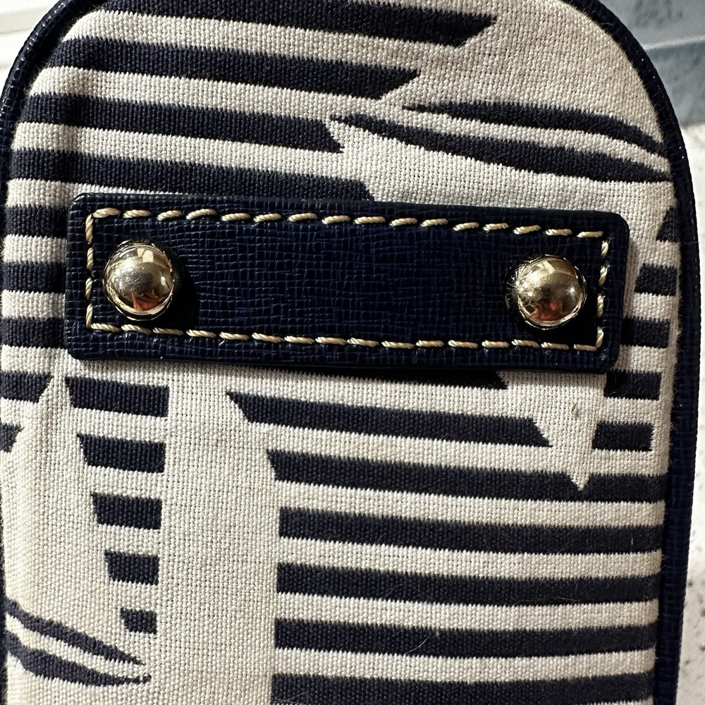 VTG DOONEY & BOURKE Navy White Sailboat Stripes Handbag Shoulder bag Mini Purse - Picture 9 of 16